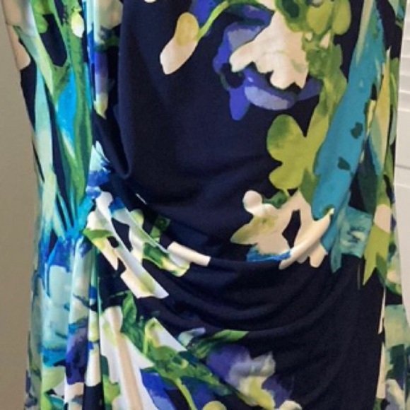 Vince Camuto Dress plus size 18W Floral Ruched Sheath Dress Womens NWT - Picture 5 of 8